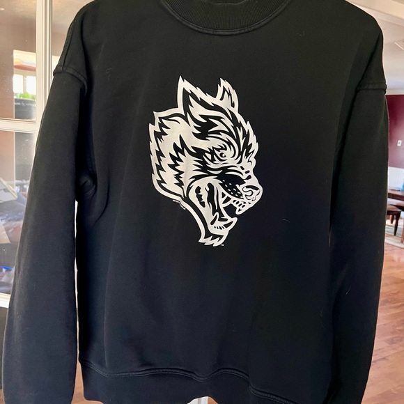 Darc Sport Tops - Black Wolves Darc Sport Graphic Unisex Sweater Small